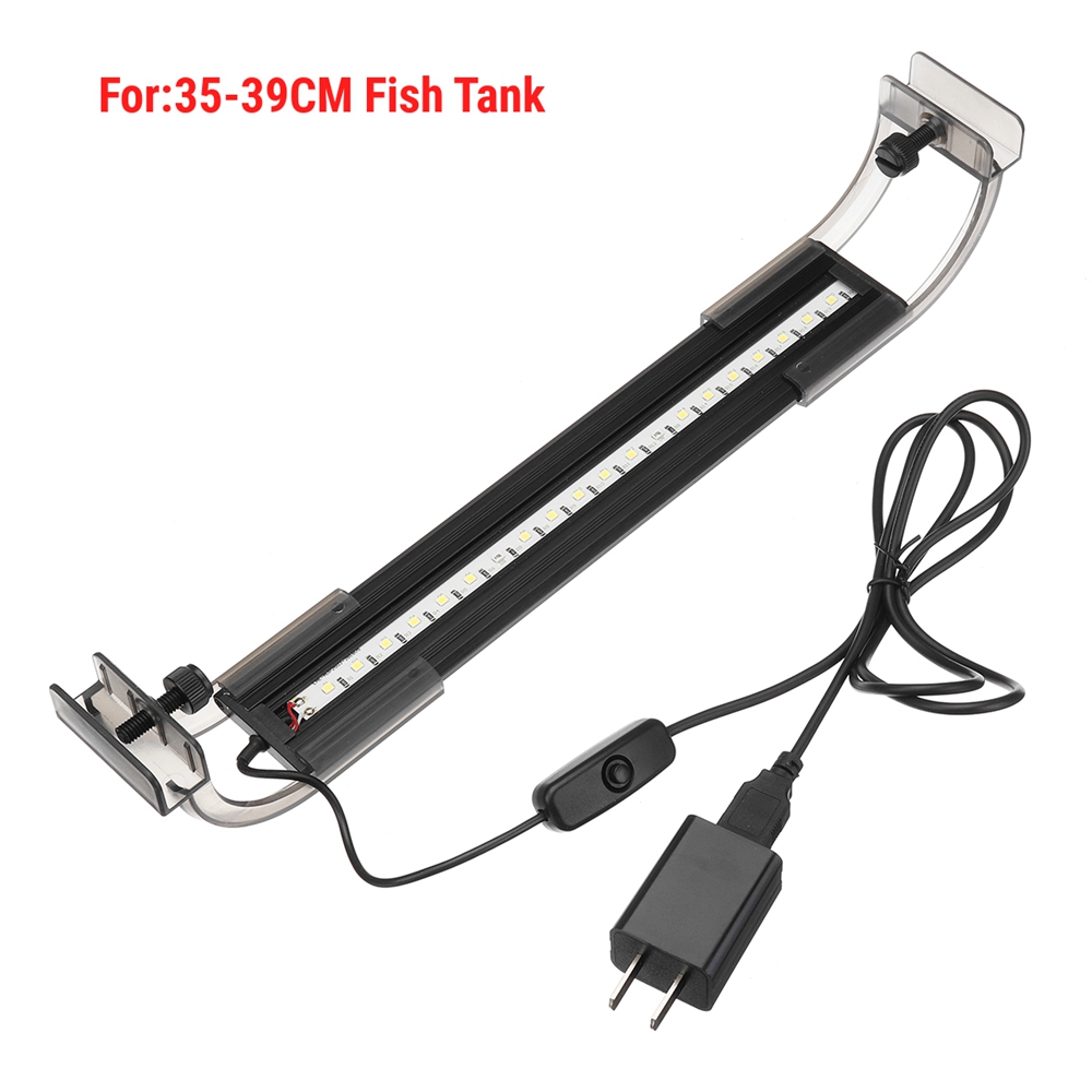 35W-25cm-Adjustable-2835-LED-Aquarium-Fish-Tank-Super-Slim-Light-Lamp-Black-1429921-1