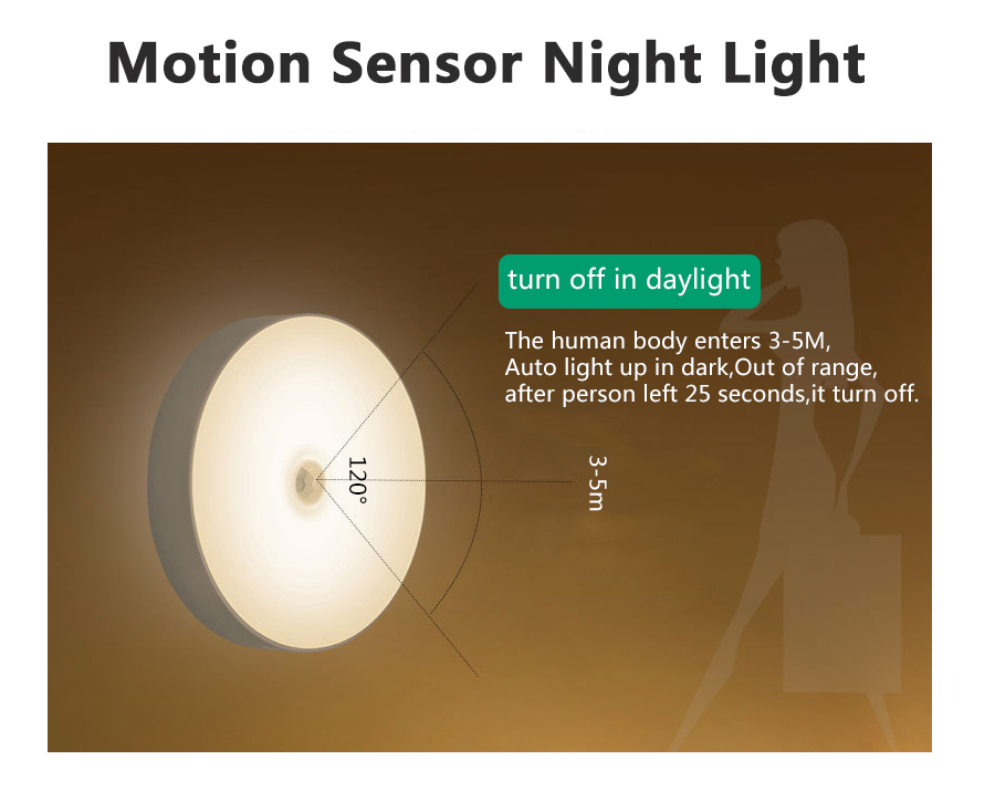 6-LEDs-PIR-Motion-Sensor-Night-Light-Auto-OnOff-for-Bedroom-Stairs-Cabinet-Wardrobe-Wireless-USB-Rec-1796314-5