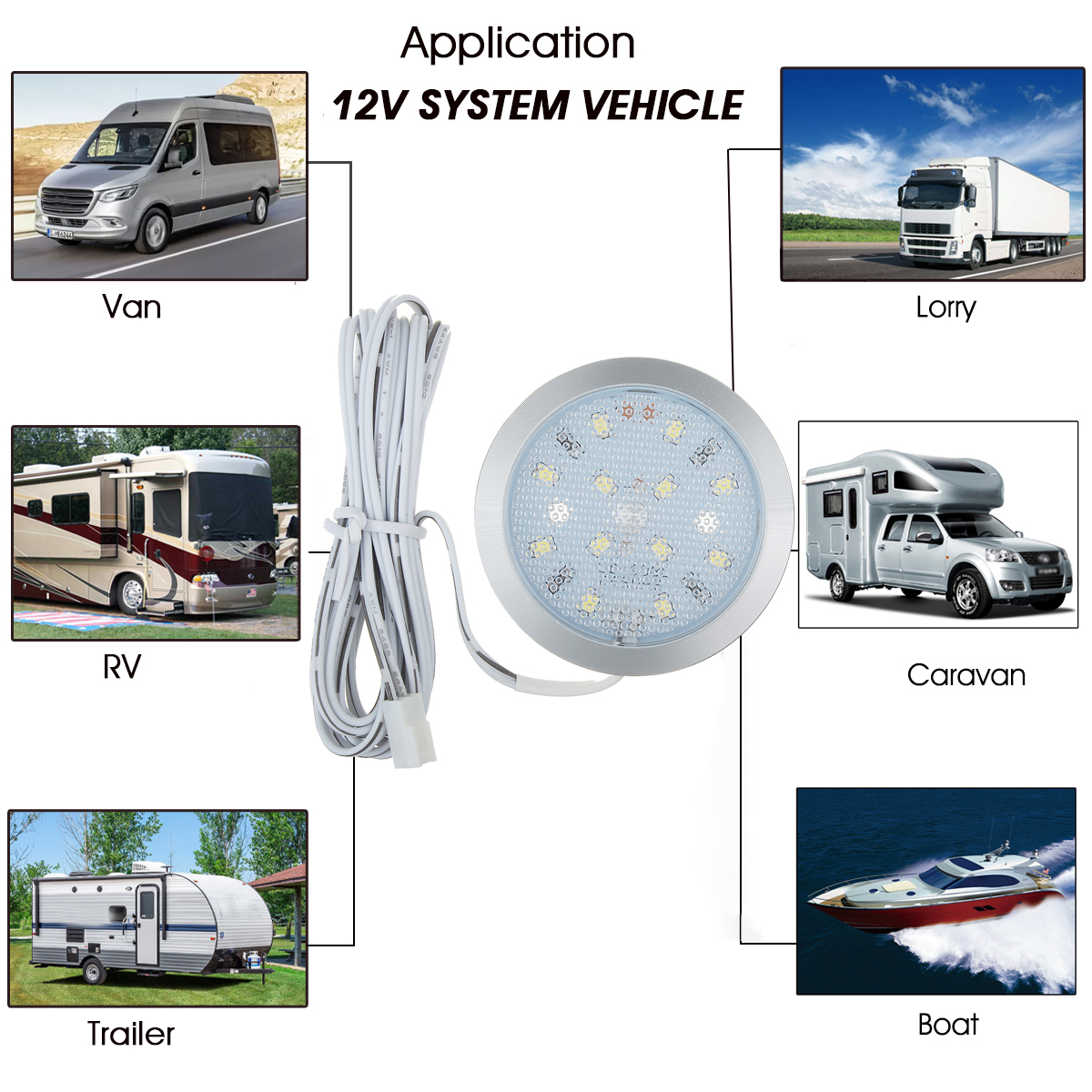6Pcs-12V-LED-Spot-Light-Interior-Lamp-Downlight-W-Remote-For-VW-T4-T5-RV-Caravan-1776698-3