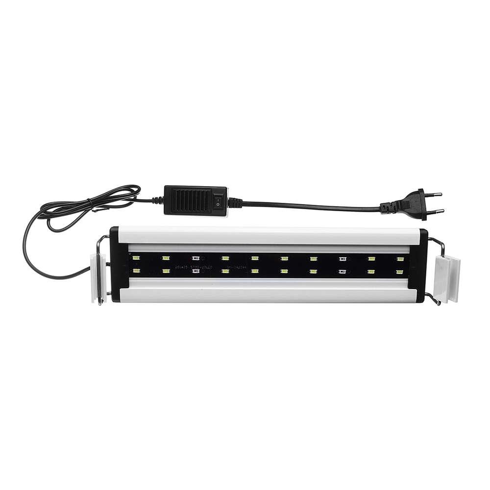 6W-20-LED-Aquarium-Fish-Tank-Light-Panel-BlueWhite-Lamp-Adjustable-Aluminum-1336169-4