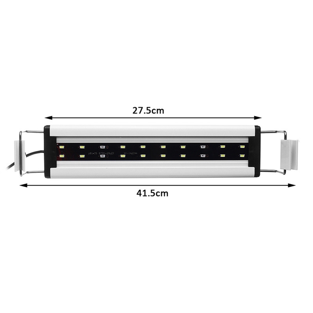 6W-20-LED-Aquarium-Fish-Tank-Light-Panel-BlueWhite-Lamp-Adjustable-Aluminum-1336169-7