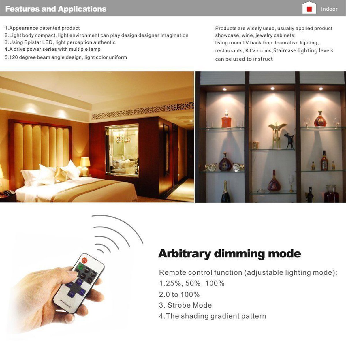 8PCS-LED-Cabinet-Light-White-Dimmable-Kitchen-Counter-Under-Puck-RF-Wireless-Remote-Control--Power-S-1682682-9
