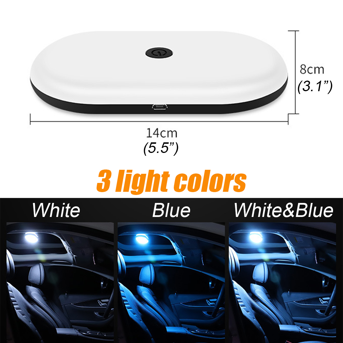 Car-Roof--Interior-LED-Reading-Light-Magnet-Ceiling-Lamp-USB-Convertible--Light-1675234-4