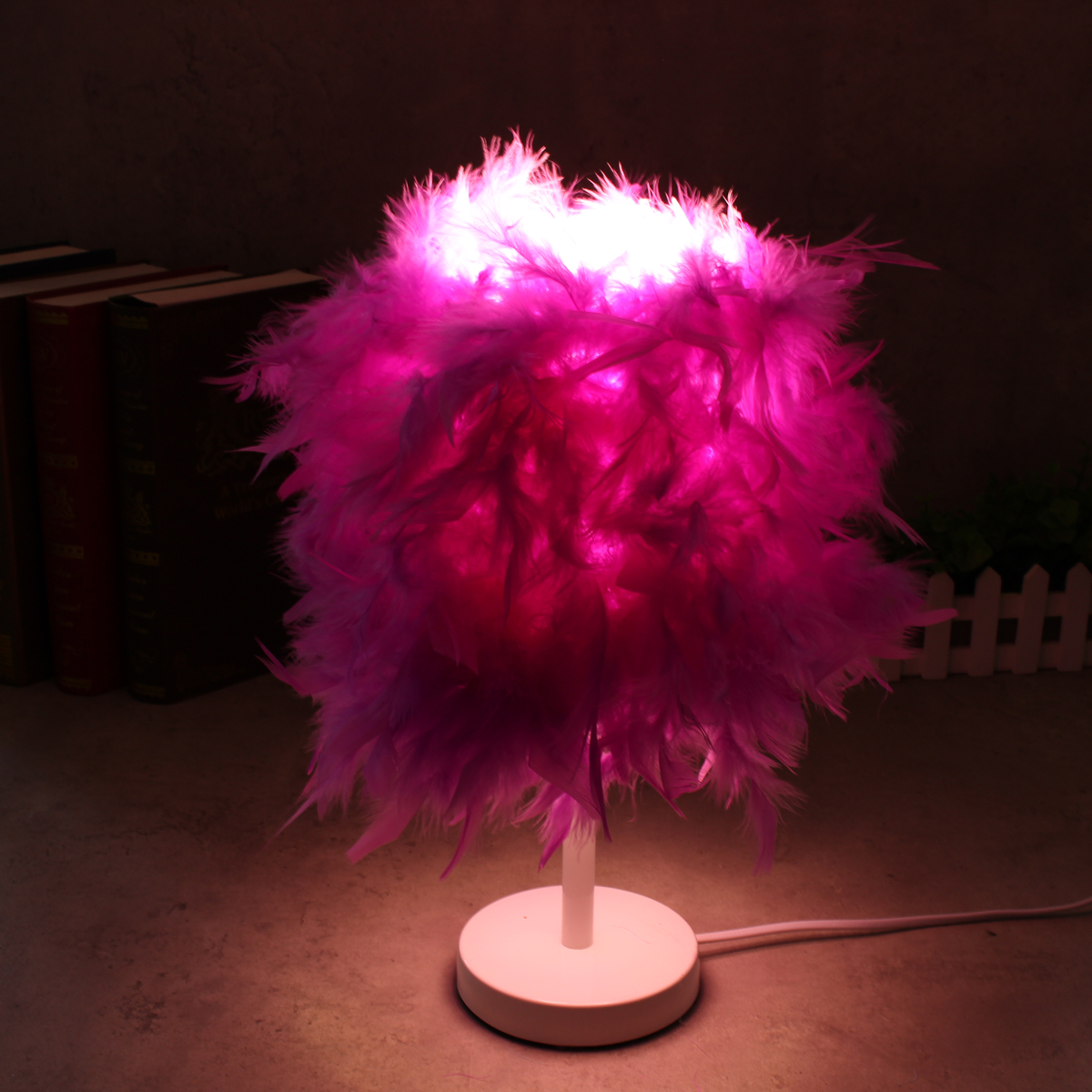 Colorful-Feather-Shade-Table-Lamp-Bedside-Desk-Lamp-Night-Light-Home-Decor-Gifts-1641290-4