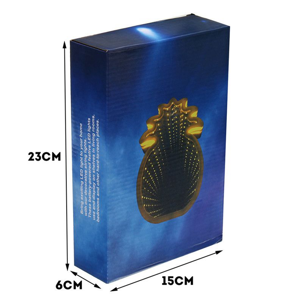 Creative-Cute-Pineapple-Mirror-Lamp-LED-Tunnel-Night-Light-for-Kid-Atmosphere-Light-WhiteWarm-White-1302979-9