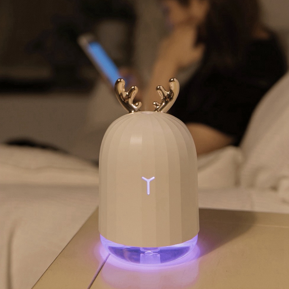 Cute-White-Deer--Pink-Rabbit-220ML-Humidifier-Air-Purifier-USB-Colorful-Light-for-Home-Office-Car-1382178-5