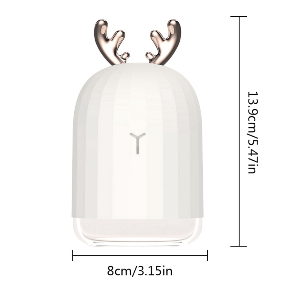 Cute-White-Deer--Pink-Rabbit-220ML-Humidifier-Air-Purifier-USB-Colorful-Light-for-Home-Office-Car-1382178-8