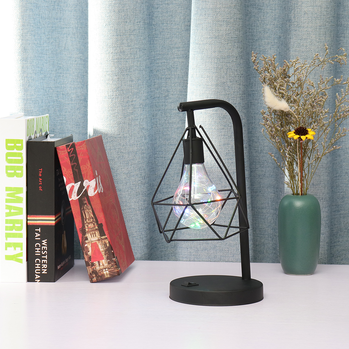 Diamond-Shape-PVC-LED-Night-Light-Modern-Table-Bedroom-Home-Indoor-Decor-Lamp-1433233-1
