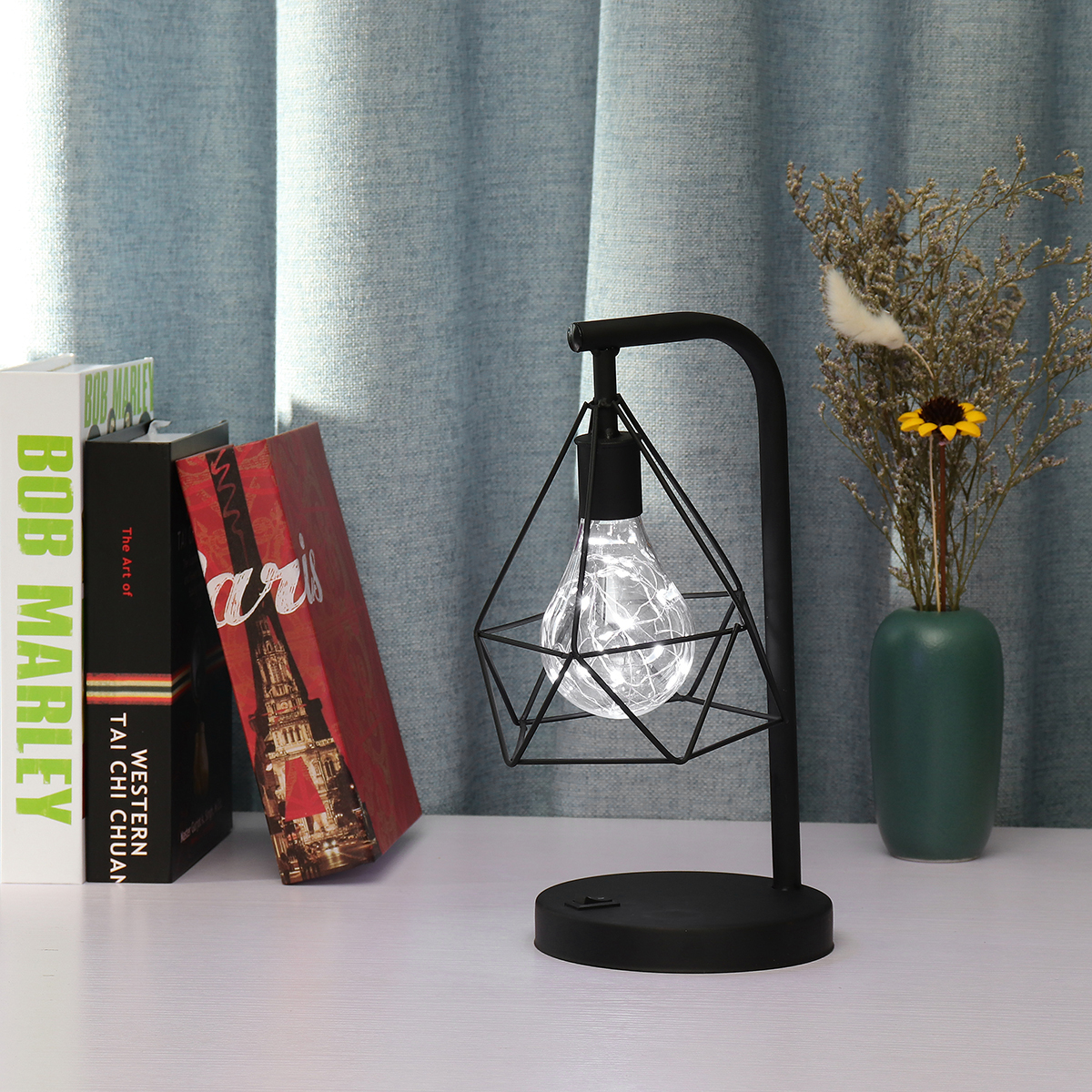 Diamond-Shape-PVC-LED-Night-Light-Modern-Table-Bedroom-Home-Indoor-Decor-Lamp-1433233-3