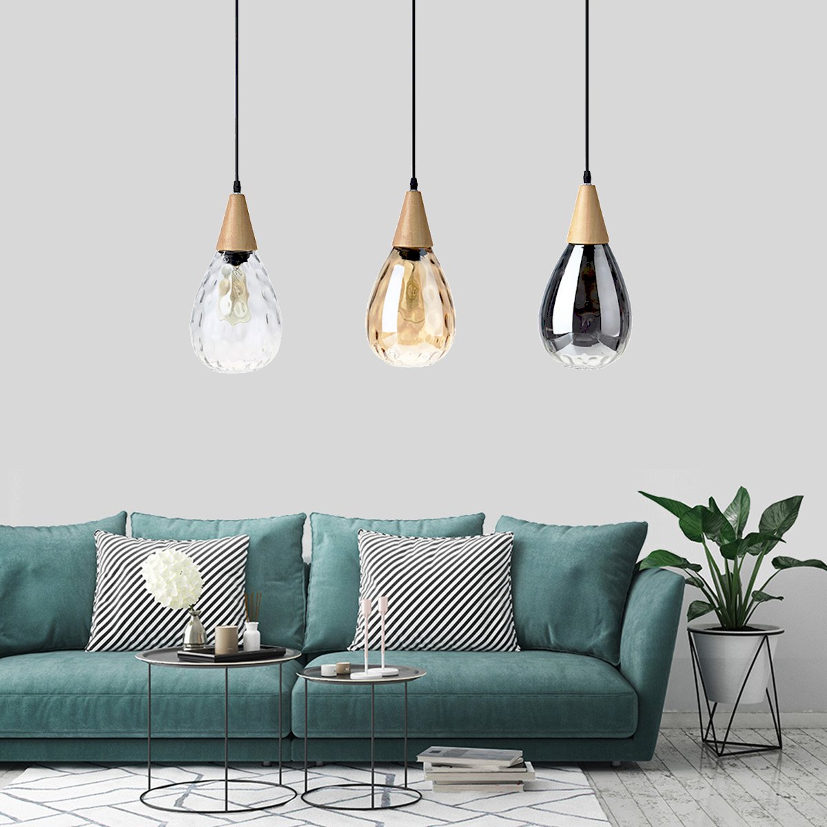 E27-Modern-Glass-Pendant-Light-Ceiling-Lamp-Home-Chandelier-Fixture-Decoration-1440137-3