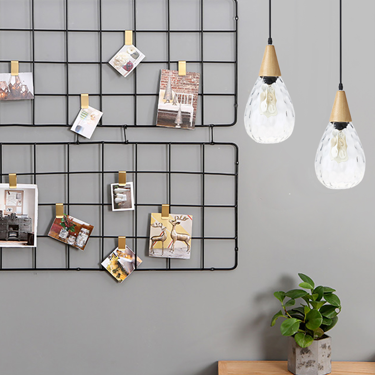 E27-Modern-Glass-Pendant-Light-Ceiling-Lamp-Home-Chandelier-Fixture-Decoration-1440137-4