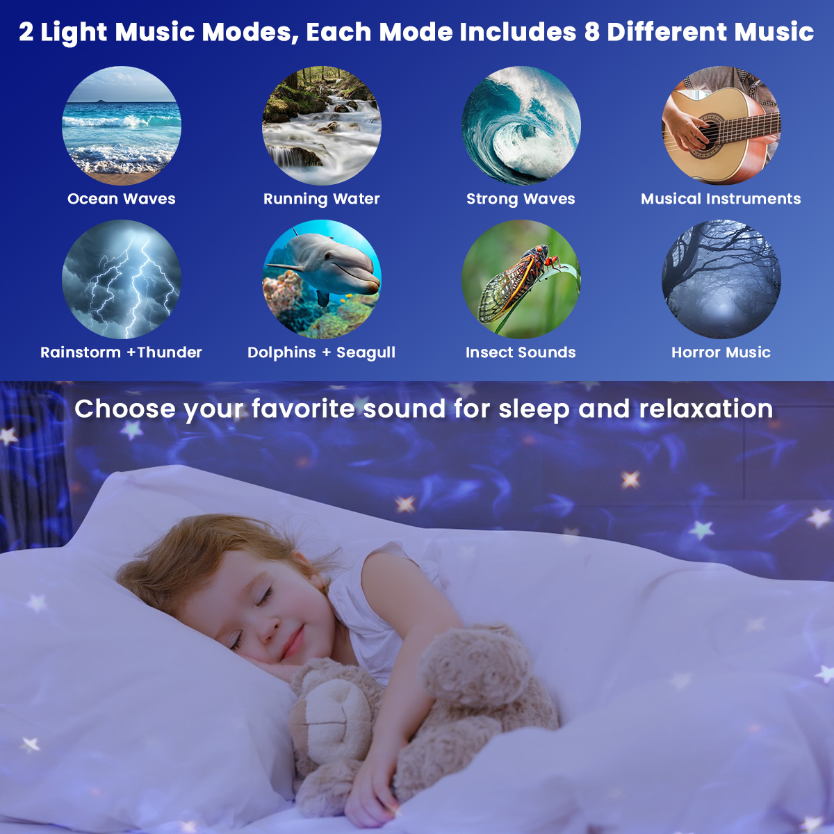 Elfeland-USB-RGB-LED-Galaxy-Projector-Light-Starry-Sky-Ocean-Music-Night-Light-with-Remote-Control-1890701-6