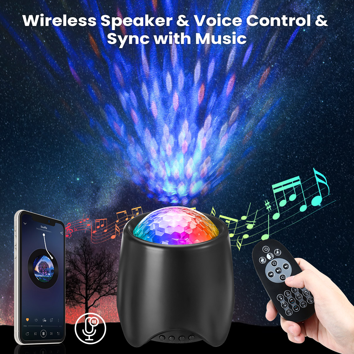 Elfeland-USB-RGB-LED-Galaxy-Projector-Light-Starry-Sky-Ocean-Music-Night-Light-with-Remote-Control-1890732-3