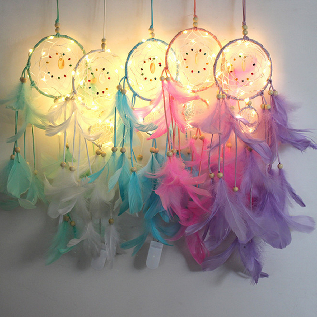 Handmade-Christmas-Light-LED-Light-Feather-Dream-Catcher-Home-Party-Wedding-Decor-Gift-1406721-8
