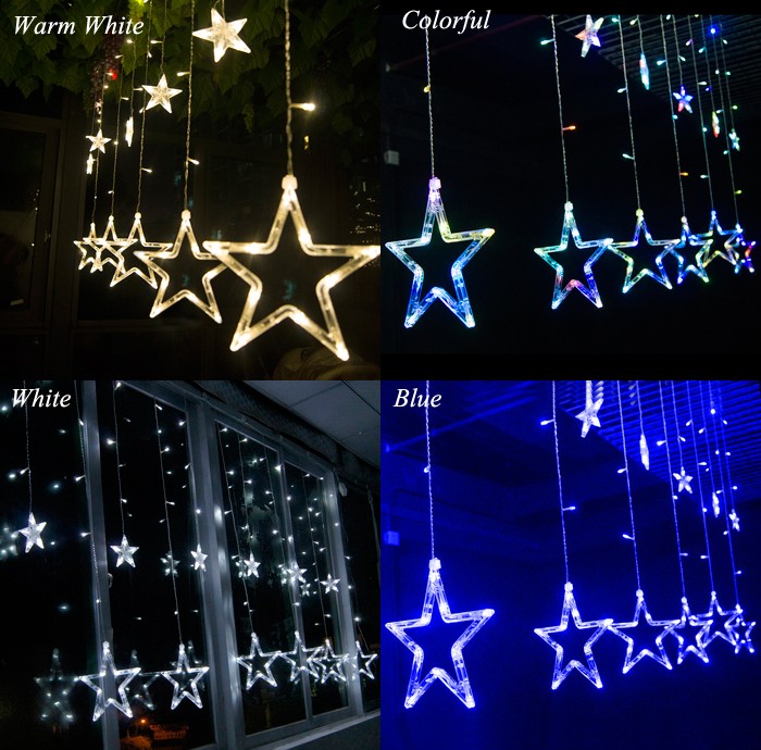 Honana-HT-336-220V-LED-Light-String-Star-Shape-Curtain-Light-Home-Decor-Celebration-Festival-Wedding-1143230-5