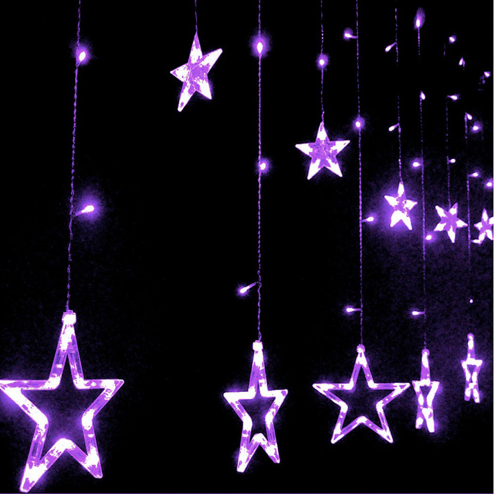 Honana-HT-336-220V-LED-Light-String-Star-Shape-Curtain-Light-Home-Decor-Celebration-Festival-Wedding-1143230-7