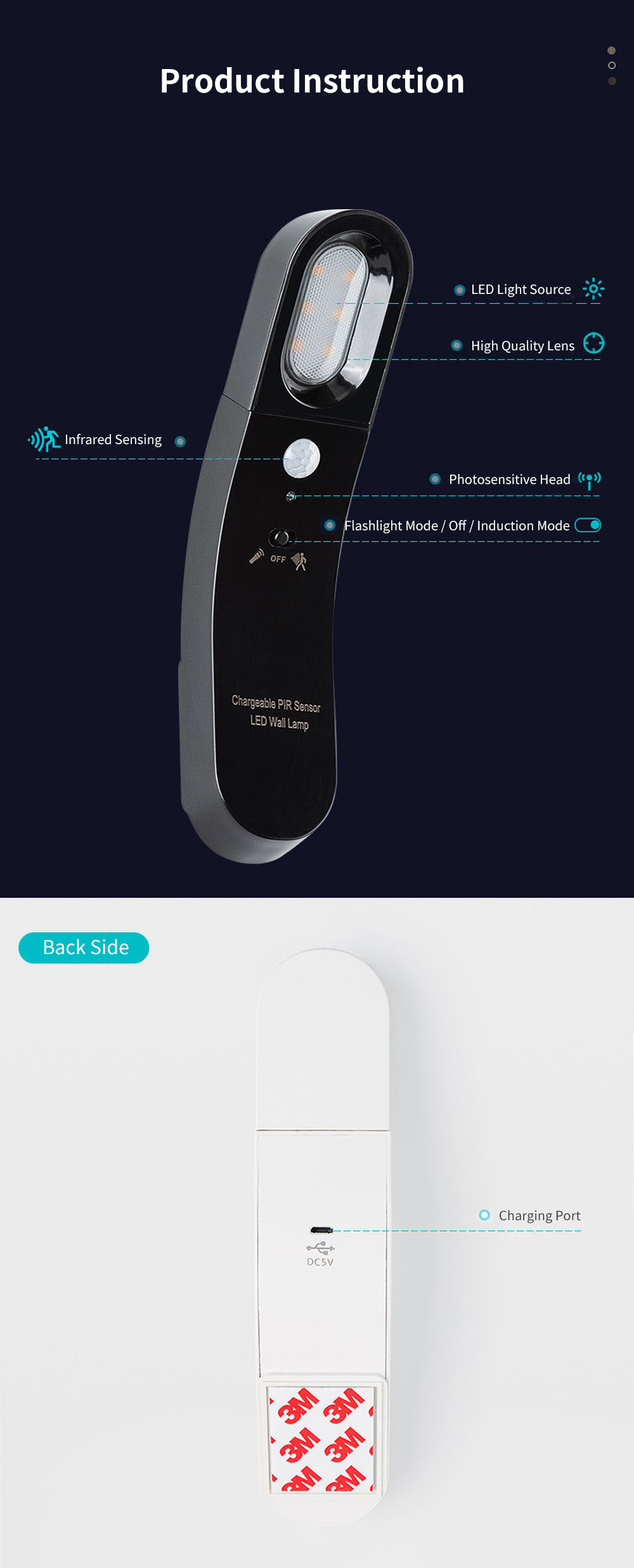 I-01-USB-Charging-PIR-Induction-Wall-Lamp-3000K6500K-360deg-Rotation-LED-Night-Light-Human-Body-Indu-1622097-5