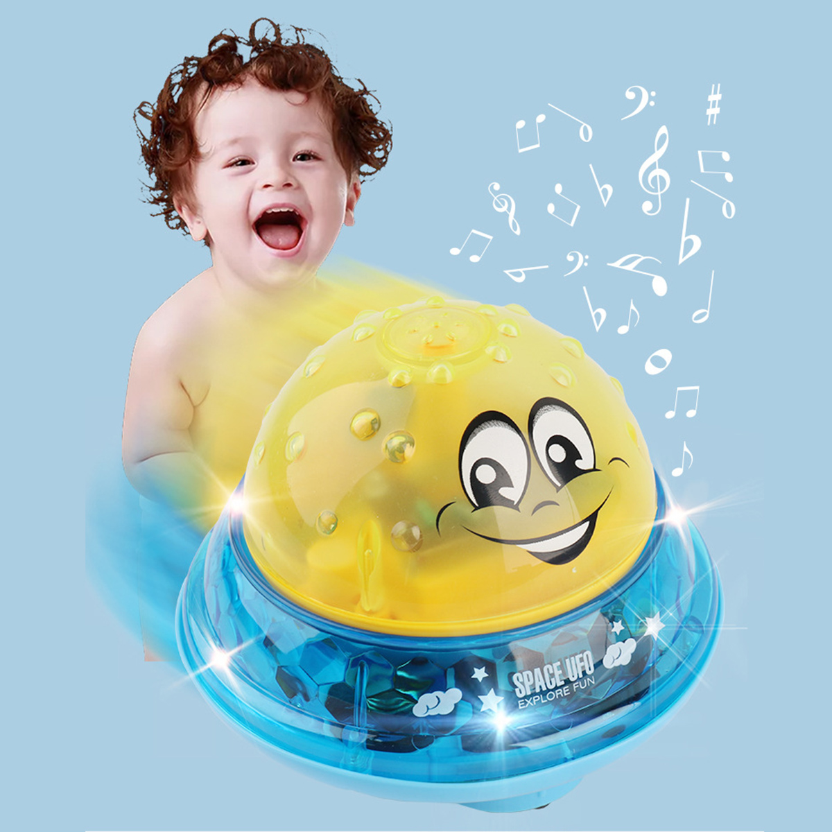 Infant-Childrens-Electric-Induction-Water-Spray-Toy-Bath-Light-Music-Rotate-Toy-1800447-2