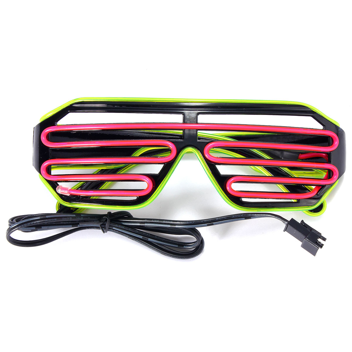 KINGSO-Double-Blinds-Luminous-Glasses-Cold-Light-Glasses-Slotted-Shutter-Shade-Type-Glasses-1873730-1