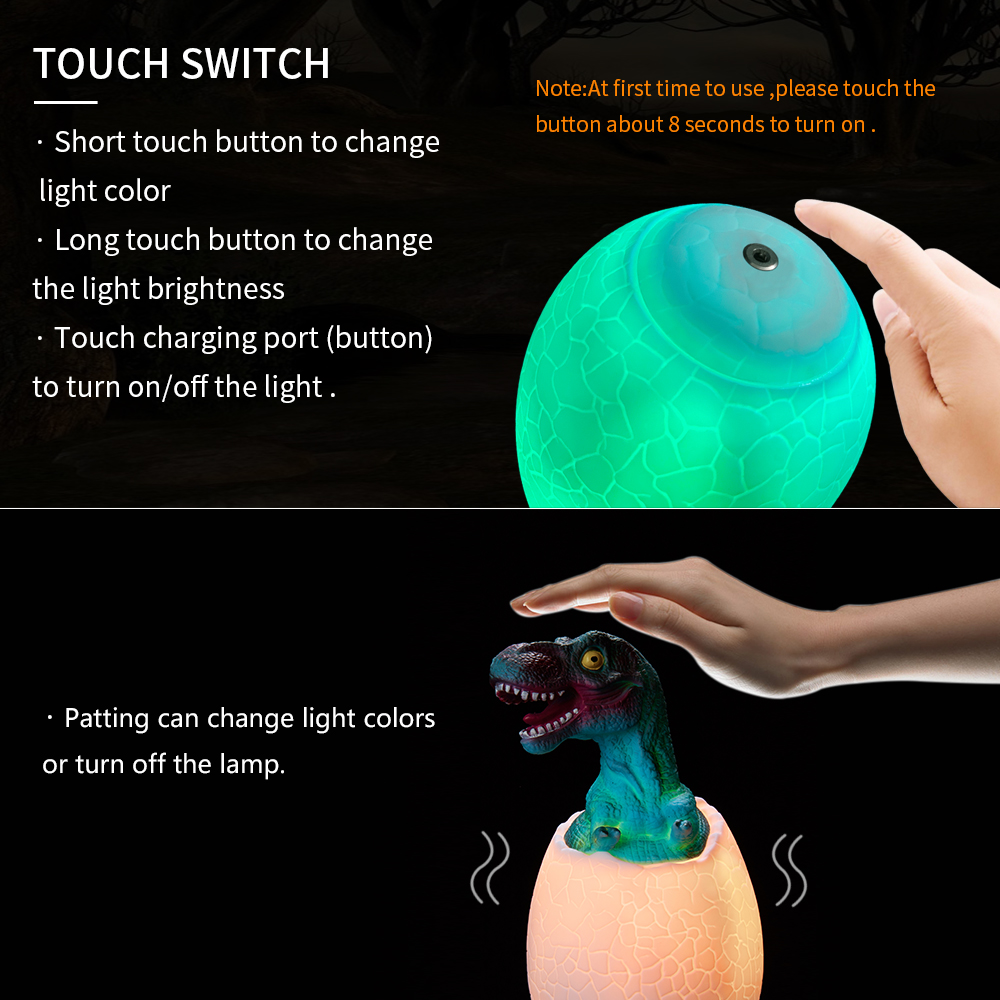 KL-02-Decorative-3D-Tyrannosaurus-Egg-Smart-Night-Light-16-Colors-Remote-Control-Touch-Switch-LED-Ni-1602098-6