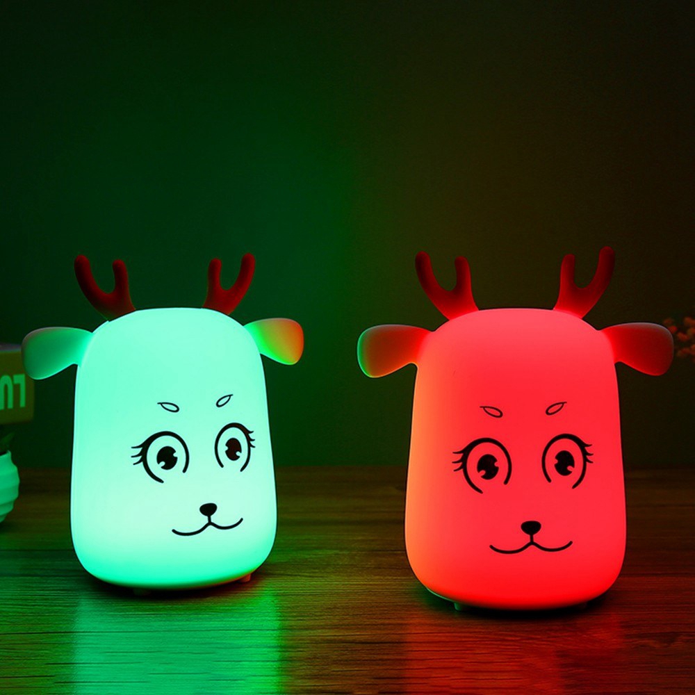 Novel-Cute-LED-Rechargeable-Silicone-Deer-Night-Light-Tap-Control-Bedroom-Home-Decor-Lamp-Kids-Gift-1381211-5