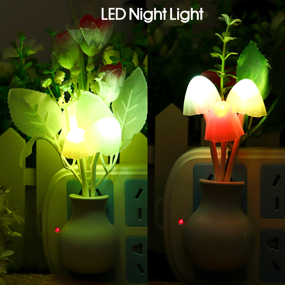 Romantic-Flower-Mushroom-LED-Night-Light-Sensor-Baby-Bed-Lamp-Decor-US-Plug-1691637-1