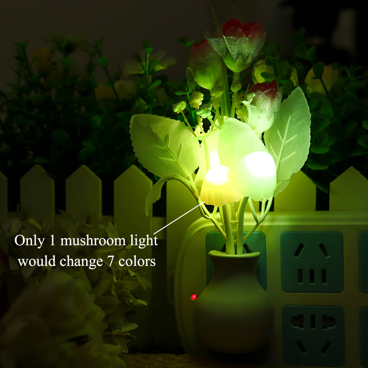 Romantic-Flower-Mushroom-LED-Night-Light-Sensor-Baby-Bed-Lamp-Decor-US-Plug-1691637-3