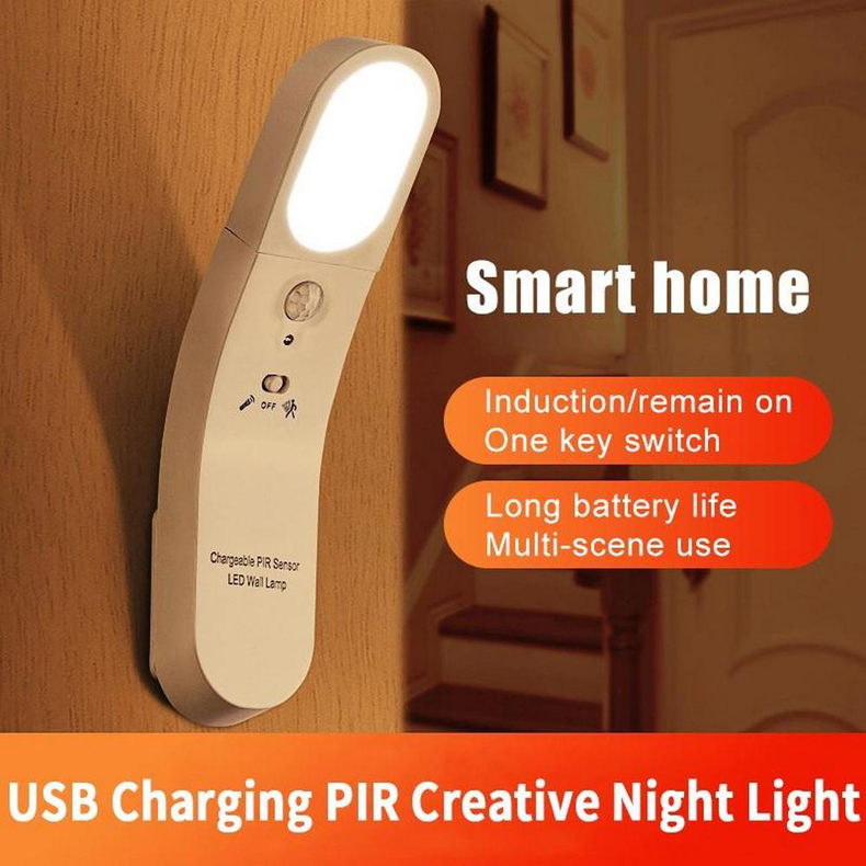 Rotatable-LED-Wall-Light-Human-Body-Sensor-Night-Light-USB-Chargeable-PIR-Sensor-LED-Wall-Lamp-Emerg-1853939-1