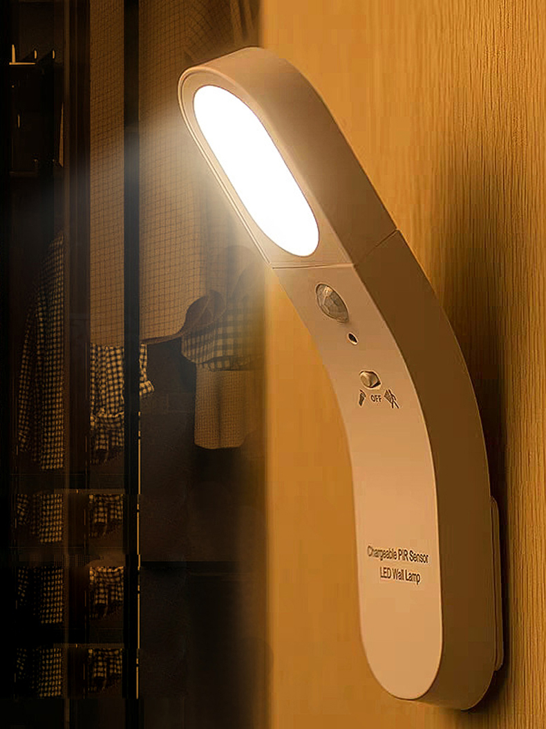 Rotatable-LED-Wall-Light-Human-Body-Sensor-Night-Light-USB-Chargeable-PIR-Sensor-LED-Wall-Lamp-Emerg-1853939-2