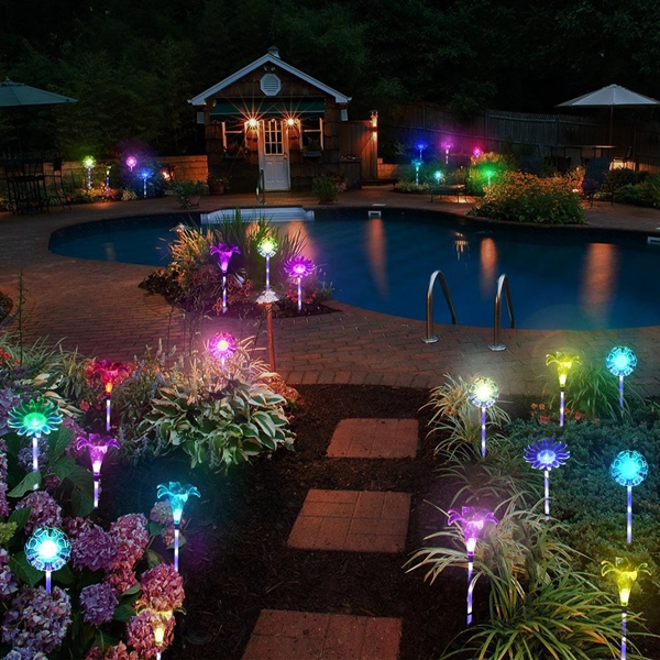 Solar-Multi-Color-Changing-LED--Flower-Stake-Light--Transparent-Lampshade--Luminous-Pole-1188099-4