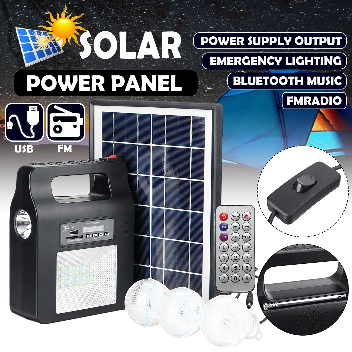 Solar-Power-Radio-Panel-Generator-LED-Light-USB-Charger-System-FM-Outdoor-Garden-Decorative-Night-Li-1693464-2