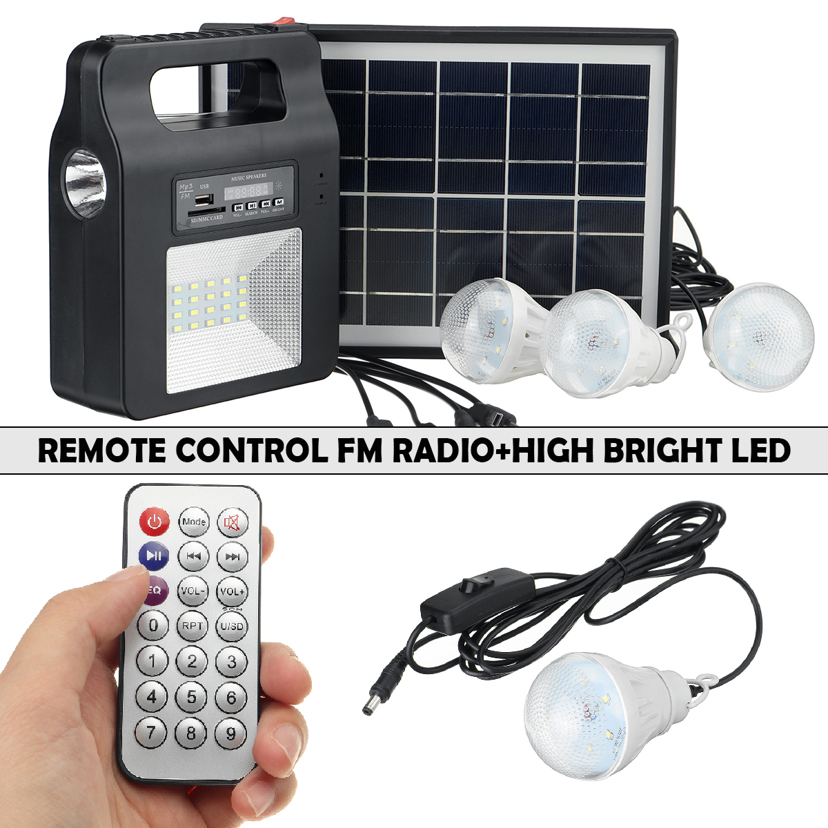 Solar-Power-Radio-Panel-Generator-LED-Light-USB-Charger-System-FM-Outdoor-Garden-Decorative-Night-Li-1693464-4