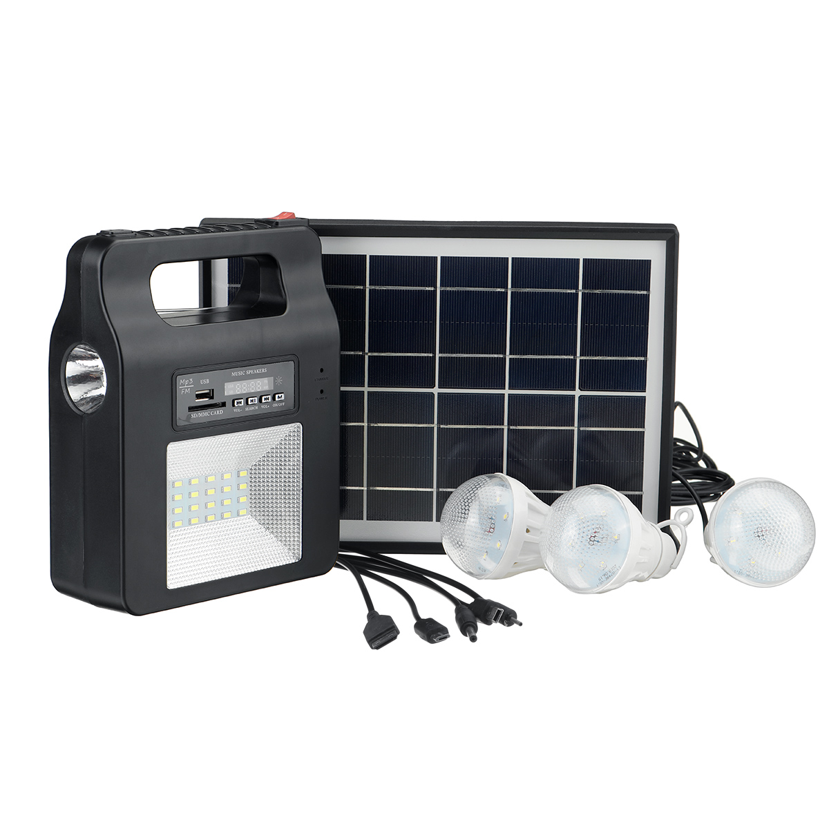 Solar-Power-Radio-Panel-Generator-LED-Light-USB-Charger-System-FM-Outdoor-Garden-Decorative-Night-Li-1693464-6