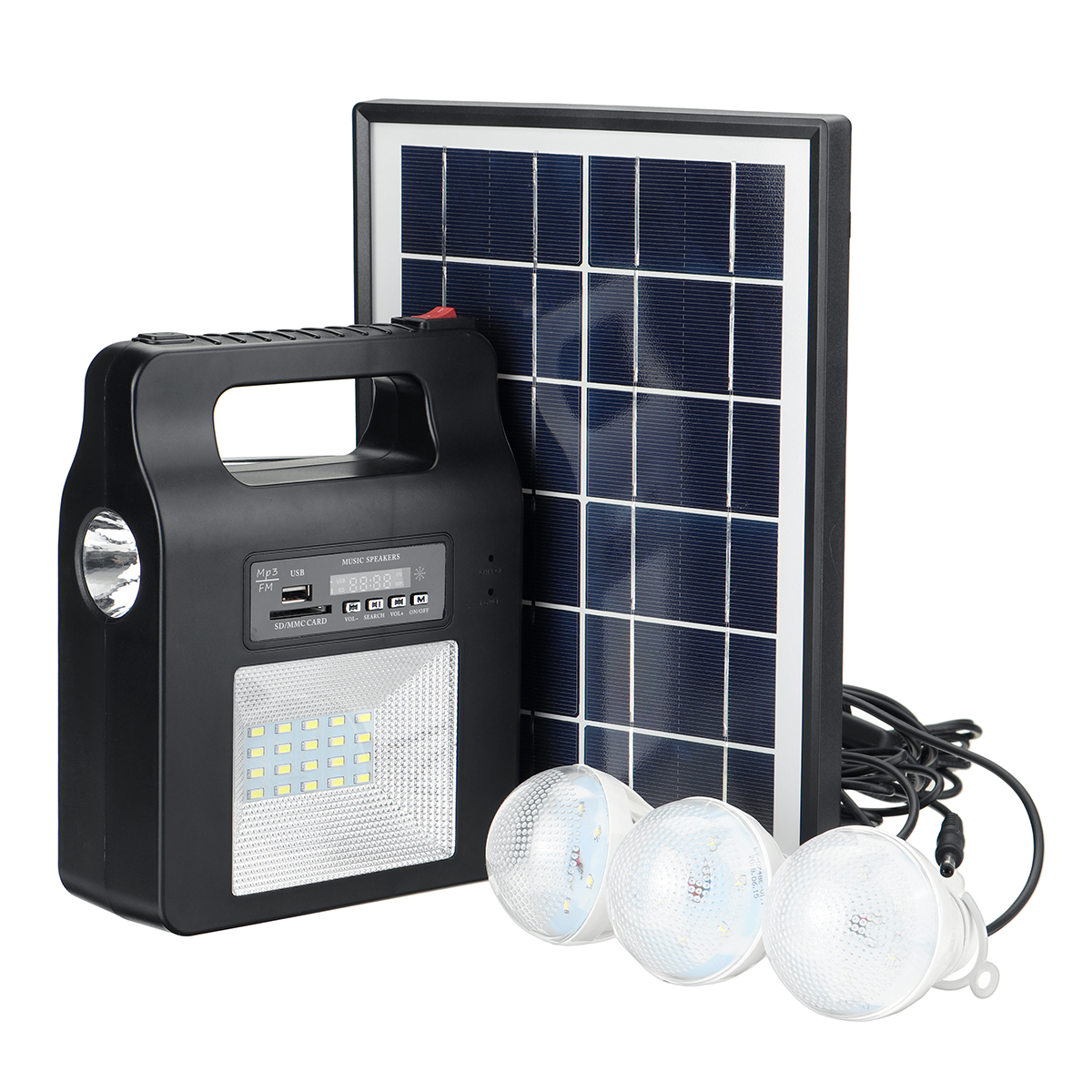 Solar-Power-Radio-Panel-Generator-LED-Light-USB-Charger-System-FM-Outdoor-Garden-Decorative-Night-Li-1693464-7