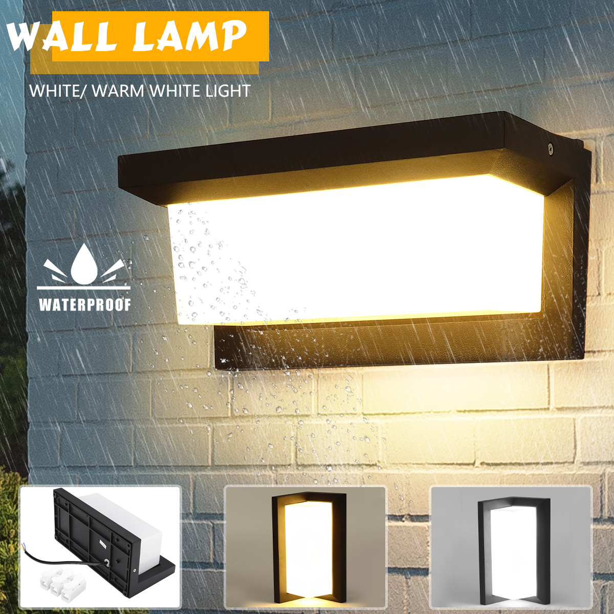 Waterproof-COB-LED-Wall-Light-Indoor-Outdoor-Stair-Hotel-Garden-Lamp-Warm-White-1684398-1