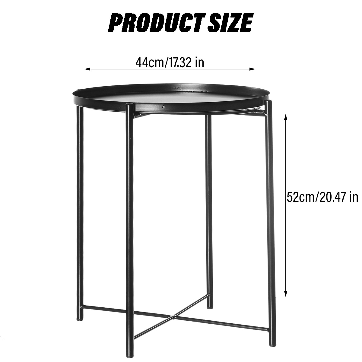 4452cm-Round-Side-End-Coffee-Table-Steel-Tray-Metal-Side-Desk-Furniture-for-Home-Bedside-Storage-Sup-1767827-12
