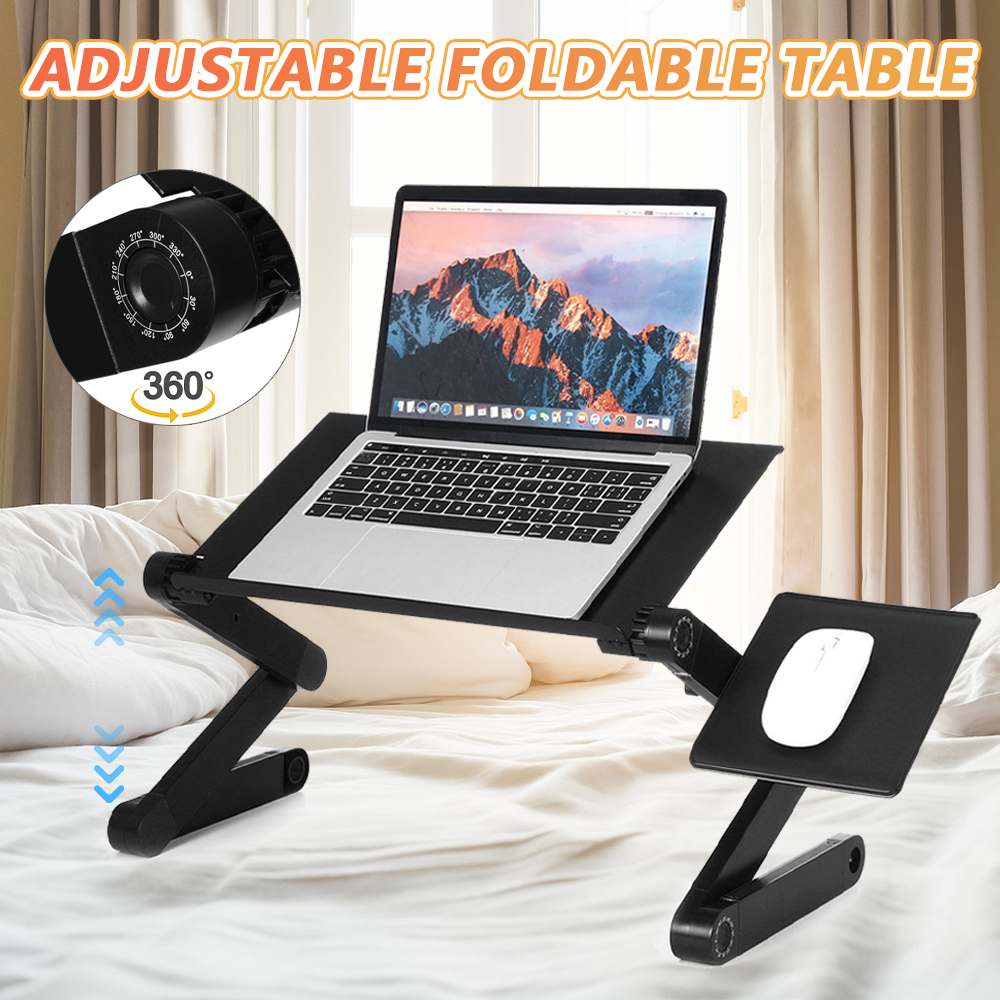 Adjustable-Laptop-Stand-Desk-Table-Lazy-Lap-Bed-Tray-Foldable-Notebook-Stand-Cooling-Fan-1942582-1
