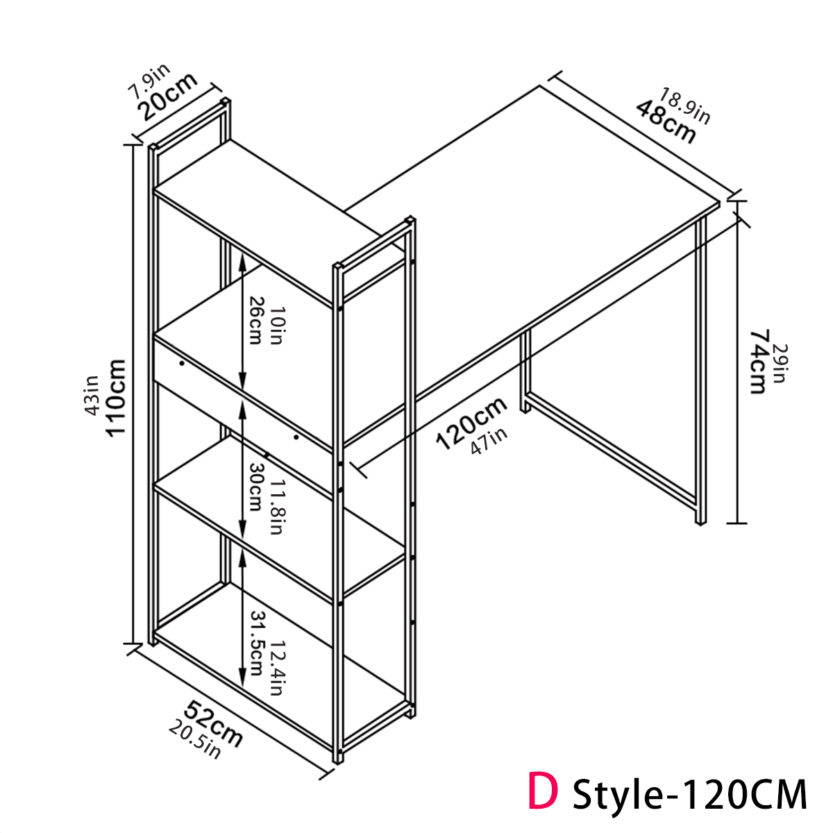 Computer-Laptop-Desk-Writing-Study-Table-Bookshelf-Desktop-Workstation-with-Storage-Racks-Home-Offic-1793114-10