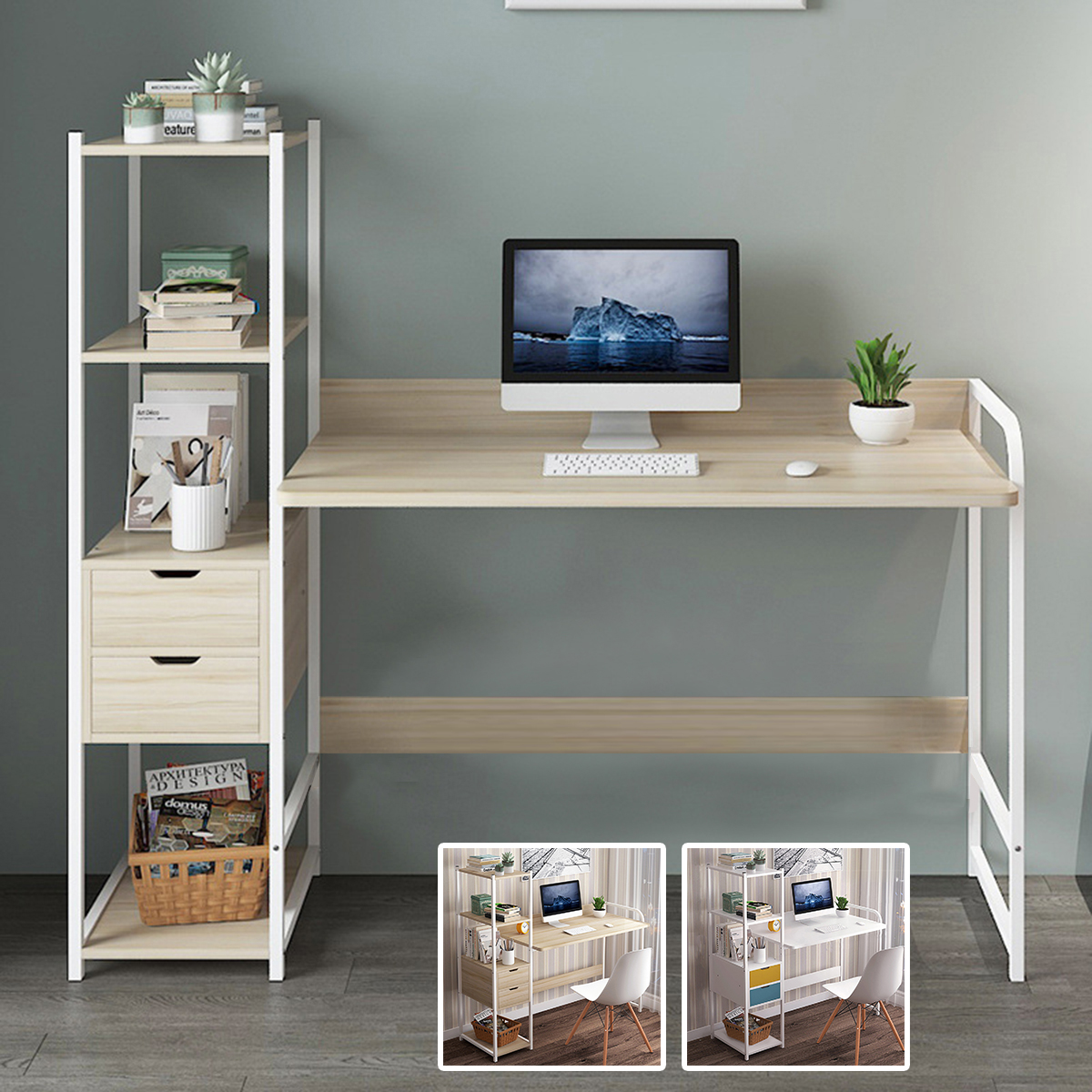 Computer-Laptop-Desk-Writing-Study-Table-Bookshelf-Desktop-Workstation-with-Storage-Shelf-Drawers-Ho-1747684-1