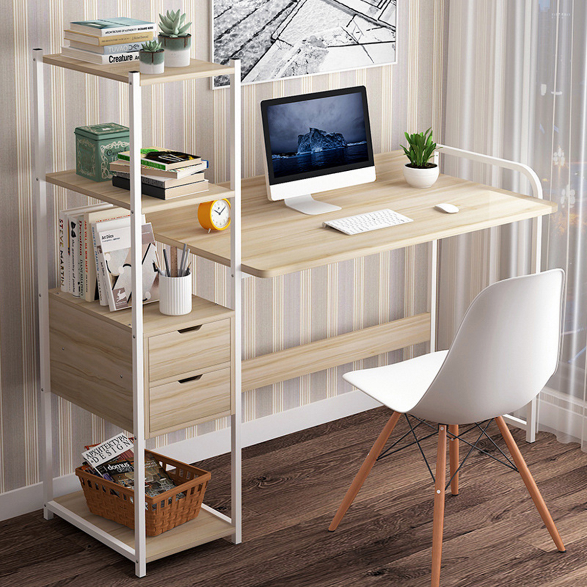 Computer-Laptop-Desk-Writing-Study-Table-Bookshelf-Desktop-Workstation-with-Storage-Shelf-Drawers-Ho-1747684-14