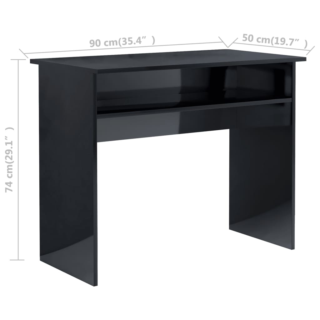 Desk-High-Gloss-Black-354quotx197quotx291quot-Engineered-Wood-1968774-6