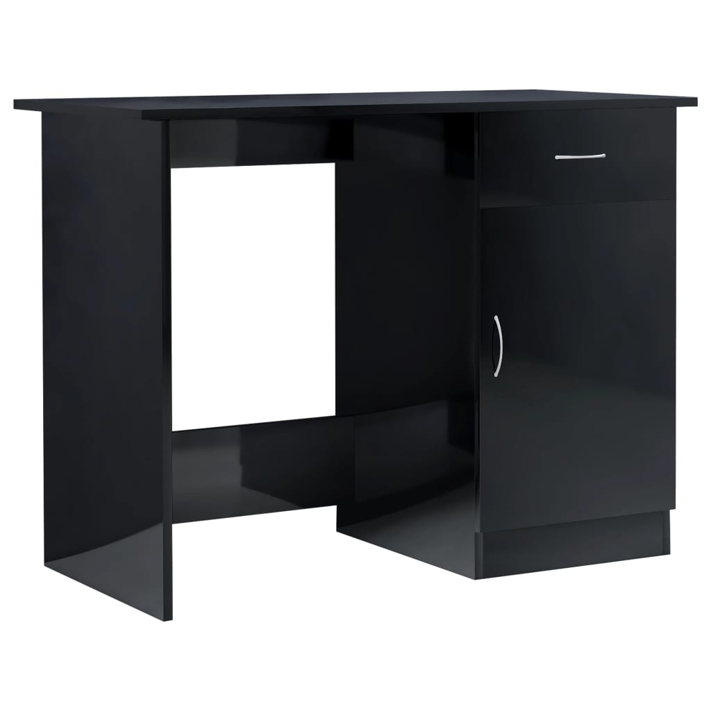 Desk-High-Gloss-Black-394quotx197quotx299quot-Engineered-Wood-1968777-6