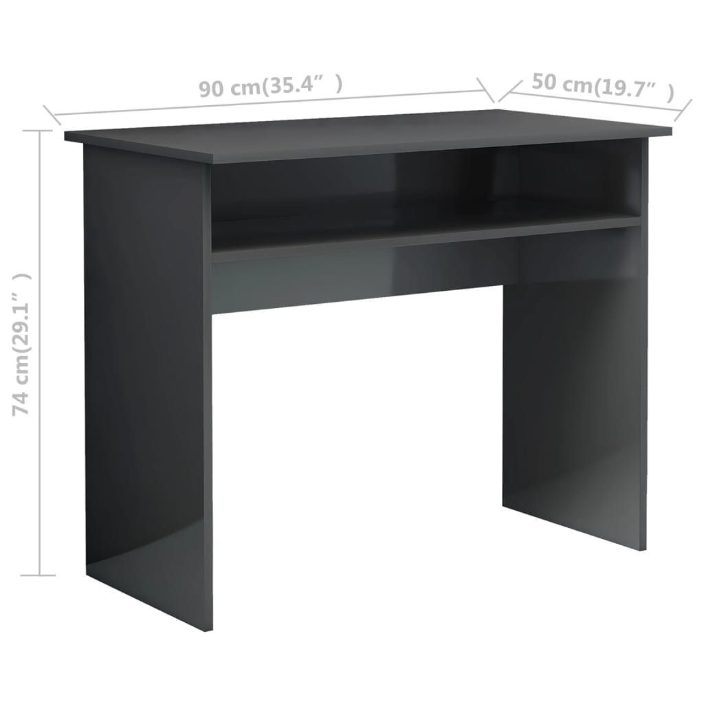 Desk-High-Gloss-Gray-354quotx197quotx291quot-Engineered-Wood-1968773-6