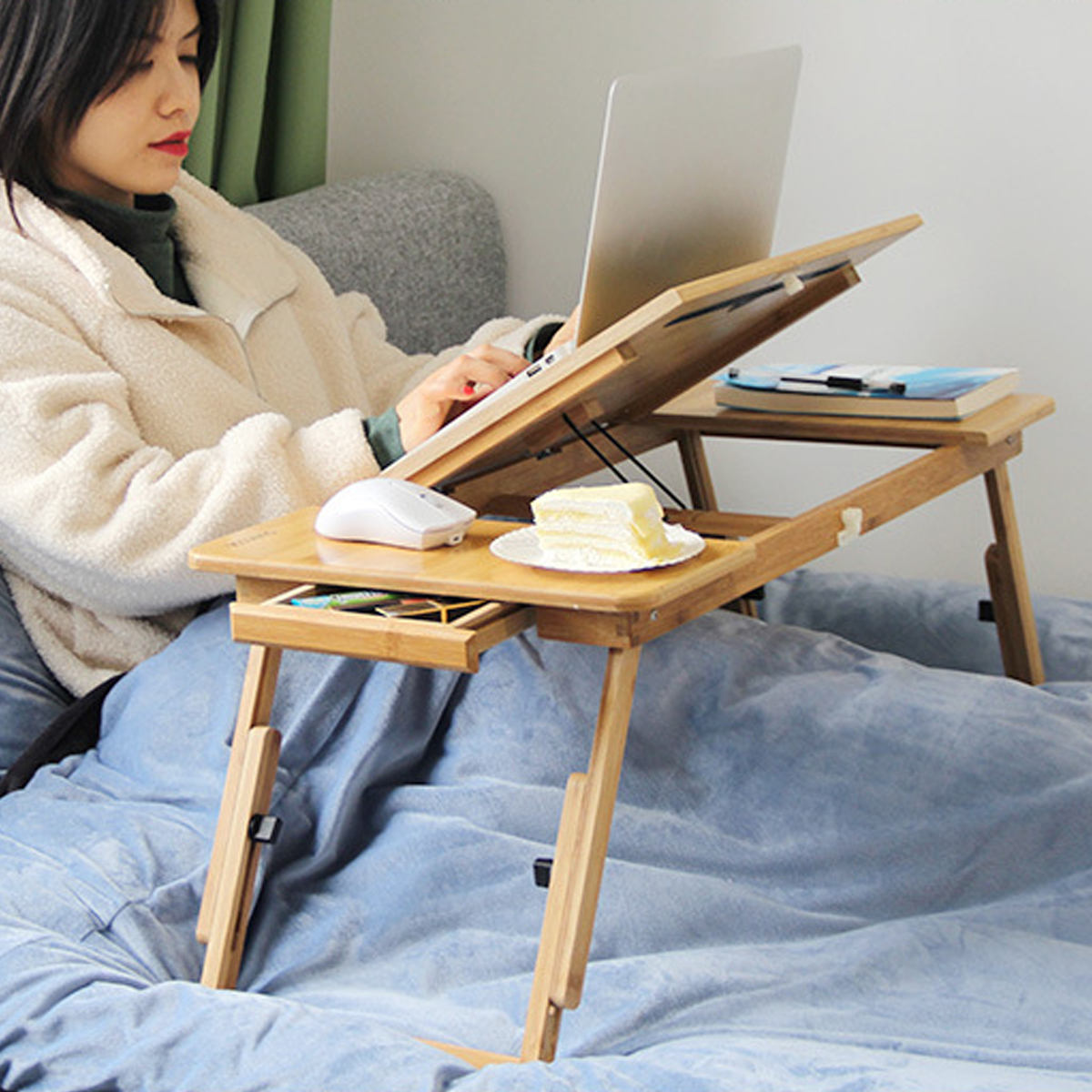 Foldable-Laptop-Desk-Portable-Height-Adjustable-Computer-Stand-Bamboo-Tea-Serving-Tray-Bed-Dining-Ta-1796097-7