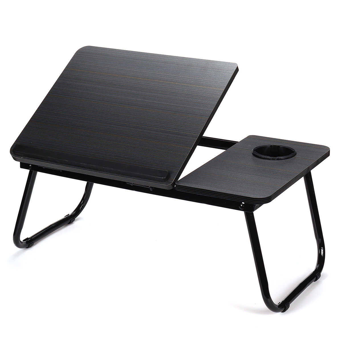 Liftable-Folding-Computer-Desk-Laptop-Stand-4-Heights-Adjustable-with-Cup-Holder-Lap-Bed-Table-Tray--1783876-7