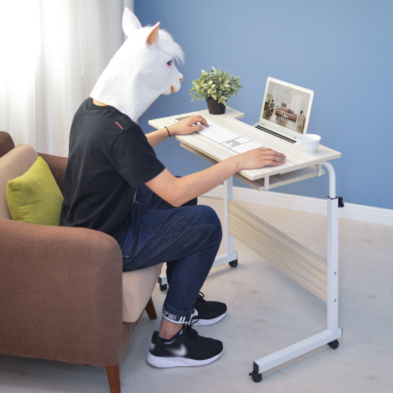 Mobile-Rolling-Computer-Laptop-Desk-Bedside-Workstation-Height-Adjustable-Table-Shelf-1743180-9