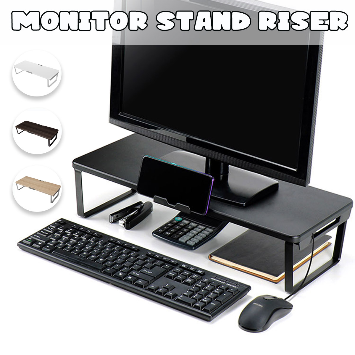 Monitor-Stand-Screen-Riser-Laptop-Computer-TV-PC-Stand-MDF-Board-Desktop-Shelf--Phone-Rack-AU-4-Type-1900543-3