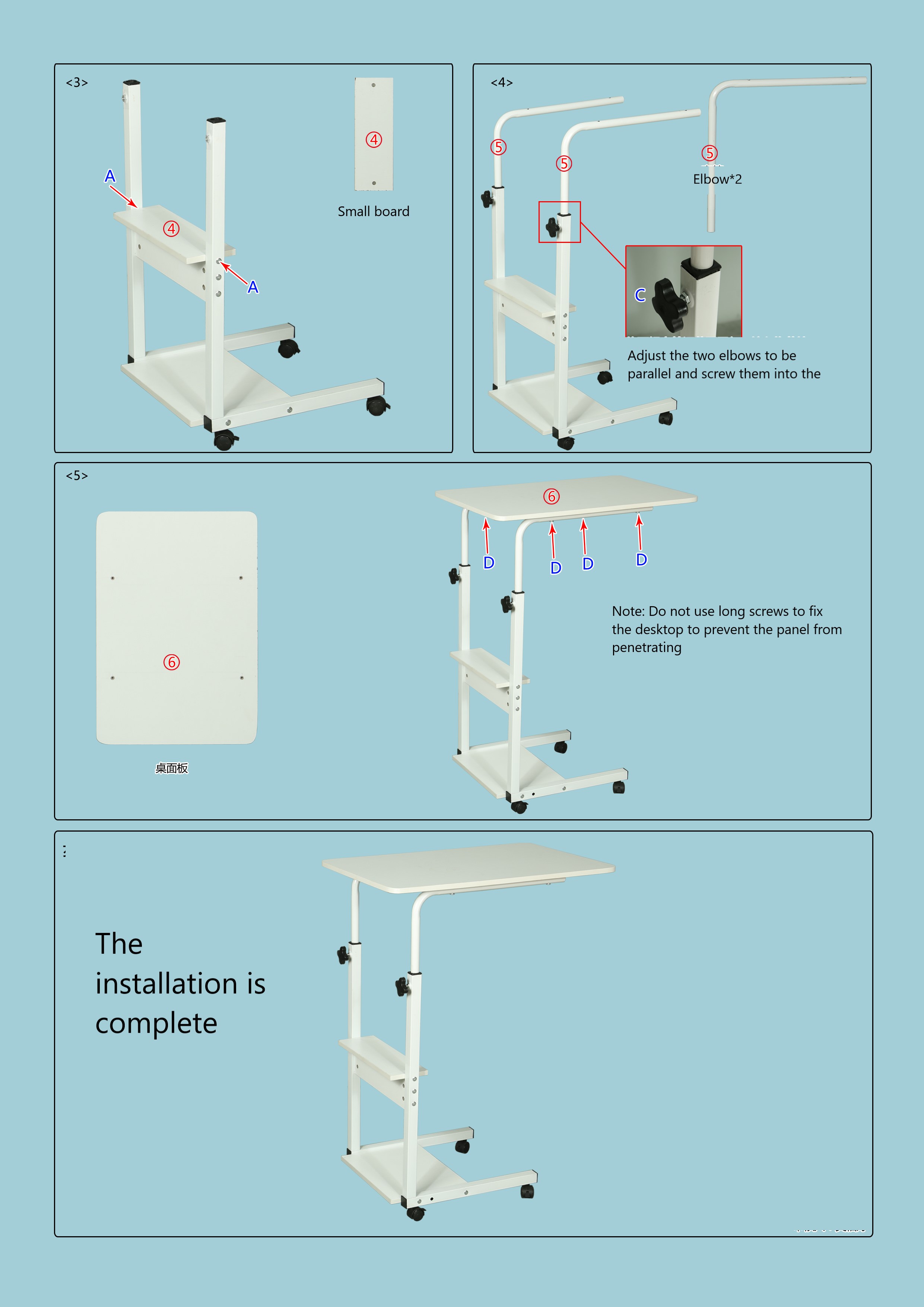 Movable-Laptop-Desk-Adjustable-Height-Computer-Notebook-Desk-Writing-Study-Table-Bedside-Tray-with-2-1750182-7