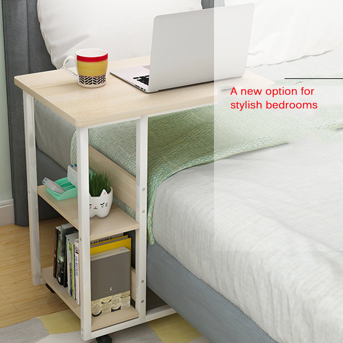 Multifunctional-Movable-Bedside-Laptop-Desk-Computer-Table-Study-Table-Computer-Stand-with-2-Tiers-S-1611512-7