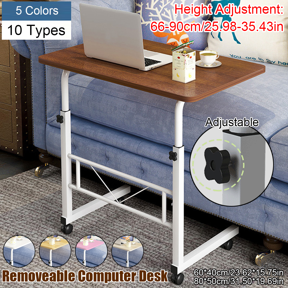 Removable-Laptop-Table-Lifting-Desk-Tabletop-Food-Tray-Bedside-Table-Bed-Sofa-Stand-with-Wheel-1754628-1
